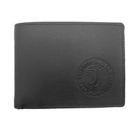 Juventus 133062, Portafoglio in Pelle Prodotto Ufficiale Uomo, Nero, 125x95x30mm