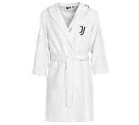 Juventus - Accappatoio in Microfibra da Bambino, Prodotto Ufficiale, 8/10 Anni