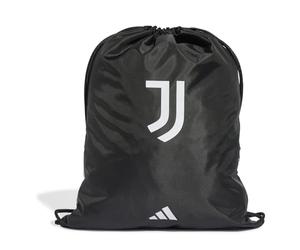 Juventus Adidas Draw String Gym Bag Black White Camo - One Size