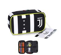 JUVENTUS Astuccio Quick Case - Collezione Scuola 2020/2021 - Completo di Cancelleria - 100% Originale - 100% Prodotto Ufficiale