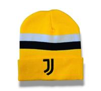 JUVENTUS Berretto Ufficiale Invernale Giallo con Logo JJ Nero - Acrilico- 2024003