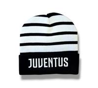 JUVENTUS Berretto Ufficiale Invernale Nero Bianco a Righe - Acrilico- 2024013