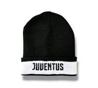 JUVENTUS Berretto Ufficiale Invernale Nero con Risvolto Bianco - Acrilico- 2024014