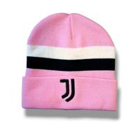 JUVENTUS Berretto Ufficiale Invernale Rosa con Logo JJ Nero- Acrilico- 2024015