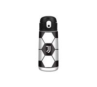 Seven Borraccia Kid JUVENTUS, Bianco, 460 ml, Acciaio Inox, BPA free, Ermetica, Caldo 12h/freddo 24 h, A prova di perdite, Riutilizzabile, Scuola, Sport, Viaggio, Bambino, Idea regalo