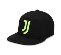 Juventus - Cappellino Icon con Visiera e Logo, Prodotto Ufficiale, Nero, Ragazzo