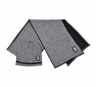 JUVENTUS Cuffia Reversibile Sciarpa Grigio Oversized Berretto di Poliestere per Tifosi di Calcio e Appassionati di Sport all'Aria Aperta