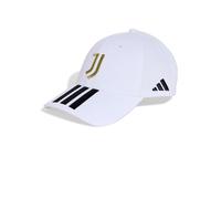 Juventus Fc Adidas Cappello Berretto Hat Bianco Baseball 3-Stripes Cotone