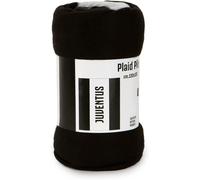 Juventus FC Plaid Pile Coperta Morbida 120x150 cm Nero Articolo Ufficiale