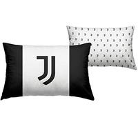 JUVENTUS Federa Cuscino Ufficiale 40x60, Federa Culla Baby, Regalo Culla Neonato, Anallergico Originale Lettino Bimbo Bianco Nero