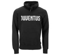 Juventus - Felpa con Cappuccio Graphic, Prodotto Ufficiale, Felpa da Uomo, Nero, XL
