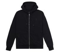 JUVENTUS Felpa Nera Uomo con Cappuccio e Zip Collezione Essential - 100% Originale - 100% Prodotto Ufficiale - Taglia M