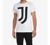 Juventus Maglietta T-Shirt Bianca Girocollo Logo Nero Stagione 2020/21 Uomo