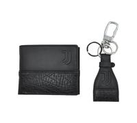 JUVENTUS Parure Portafoglio Slim e Portachiavi 100% Pelle 133445