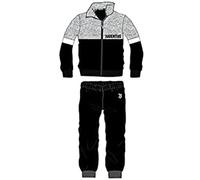 JUVENTUS Pigiama Tuta Zip e Tasche, Colore Grigio Melange MOD. JU14133 Prodotto Ufficiale (M)