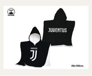 JUVENTUS PONCHO BABY IN SPUGNA 50X 100 CM PRODOTTO UFFICIALE