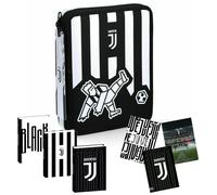 JUVENTUS School Pack Astuccio Maxi Diario 5 Maxi Quaderni Scuola Elementare, Scuola Media e Scuole Superiori (Righe C - 4° e 5° elementare)