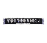 Juventus - Sciarpa Jacquard Loghi Storici, Prodotto Ufficiale