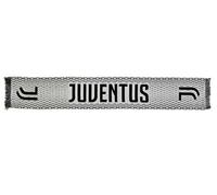JUVENTUS Sciarpa Jacquard Ufficiale Bianco/Nero in Acrilico con scritta 2400202