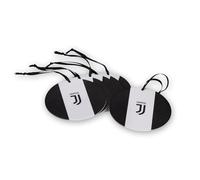 Juventus - Set di Sottobicchieri Bianconeri in Cartoncino, Prodotto Ufficiale, 6 Sottobicchieri