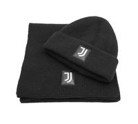 Juventus SET SCIARPA E CAPPELLO CON RICAMO IN BOX 47% PC 31% PL 22% NY 133555 NERO