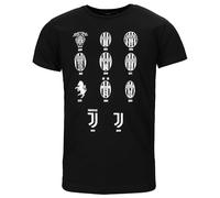 Juventus | T-Shirt Uomo Loghi Storici, Maglietta Ragazzo, Prodotto Ufficiale, M