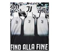 Juventus - Telo Copridivano, Plaid Ufficiale Bianconero, Coperta Proteggi Divano, Idea Regalo Tifosi