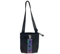 Seven Borsa a tracolla Juventus Vertical – Flash Effect – Nero (899) – Scuola Sport & Tempo libero