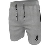 Juventus Uomo Short in Cotone Pantaloncino Prodotto Ufficiale Grigio (3035, M)