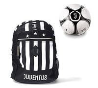 JUVENTUS Zaino Advanced a Doppio Scomparto - Collezione Scuola 2021/2022-100% Originale - 100% Prodotto Ufficiale - Pallone in Omaggio