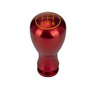 Juvra Pomello del cambio dell'auto Leva del pomello cambio per auto Shiftier Maniglia per trasmissione in alluminio rosso universale per la maggior parte delle con manuale