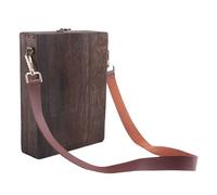 Juwaacoo Scrittori Messenger Scatola di Legno A5 Retro Trend Borsa A Tracolla Outdoor Valigetta Arte Forniture Home Decor