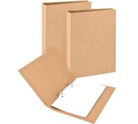 Juwacoo Confezione da 2 raccoglitori ad anelli A5 ricaricabili, vassoio per cartellette di carta A5, cartella di carta A5 con 2 anelli per aggiungere fogli sfusi