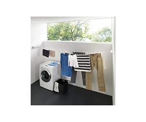 JUWEL Artweger by Rolldry 40142 - Stendibiancheria da Parete Estensibile, Lunghezza 5 x 4,2 m, asciugabiancheria con Tecnica di bloccaggio/bloccaggio/avvolgimento Automatico, Facile da Usare