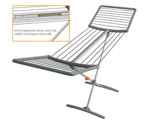 JUWEL Asciugatrice a supporto FashionDry Autostretch grigio ossidiana
