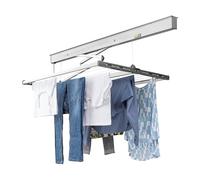 JUWEL Asciugatrice a soffitto Samba 140 (lunghezza sospensione 13,7 m, asciugatrice per grandi pezzi di biancheria/biancheria da letto, abbassabile fino a 120 cm) 30041