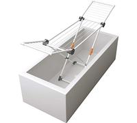 JUWEL Superdry 40102-Mini Filo stendibiancheria, Lunghezza 12 m, Colore Grigio, Ossidian Grey, Mini