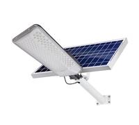 JUXDZISHW C,200W,350W Lampione Solare LED Esterno, 6500K Lampada Stradale Solare, IP65 Impermeabile Faro Stradale con Pannello Solari Cortile, Garage