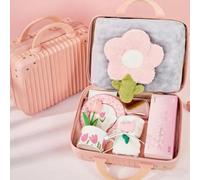 JUXDZISHW F,Regalo Donna Compleanno, Set Cofanetto Regalo Donna, Tazza in Ceramica, Idee Regali Donn per Lei per Moglie, Sorella,Amica, Colleghi