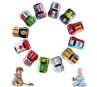 Juxtaposia 12 Pezzi Macchinine per Bambini,Macchinine Giocattolo Pull Back Eject,Macchinine regalo per festa e compleanno per bambino dai 2 ai 6 anni.