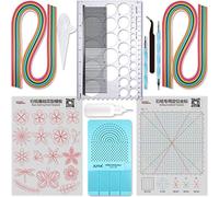 JUYA Quilling Set classico di carta e strumenti QK10 (Blu, hanno colla)