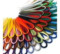 JUYA Quilling Set di Carta di Tant 72 colori e 72 confezioni, larghezza della carta 5mm