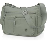 JUYANO Borsa Tracolla Donna Grande Borse da Donna in Tessuto Oxford Impermeabile Borsa a Spalla con Multitasche con Cerniera, Crossbody Bag Media per Uscire Fare Shopping Viaggiare Lavorare