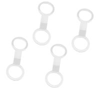 JUYAXIN 4Pcs Silicone Snorkels Strap Keeper Immersioni Universali Clip Snorkels Tubo Titolare Immersione Accessorio Immersione Boccaglio Silicone