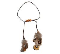 JUYAXIN Braccioli per la parte superiore del braccio, bracciale hippie piumato, bracciale etnico tribale, gioielli da donna, corteccia