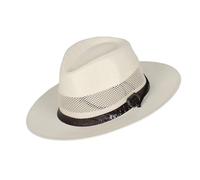 JUYAXIN Cappello a tesa larga regolabile leggero da viaggio essenziale per feste in giardino e abiti da vacanza, cappello traspirante a tesa larga, Bianco latte, Taglia unica