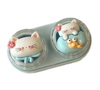 JUYAXIN Contatti oculari Strumento di rimozione e inserimento della custodia delle lenti per viaggi Bulk Stantuffo Ventosa Inserter Tool Stantuffo Lenti portatili Custodia con pinzette, B