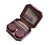 JUYAXIN Custodia portatile per la rimozione delle lenti da viaggio, facile da trasportare, con ventosa per applicare i contatti in modo sicuro, Colore: caramello.