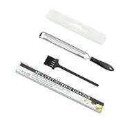 JUYAXIN Grattugia in acciaio inox per formaggio e cioccolato, per cuocere e cucinare con manico ergonomico e lama affilata, utensile da cucina