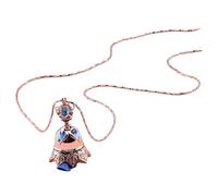 JUYAXIN Mysterious Nomads Design imitazione perle collana confortevole gioielli adatti per lunghe ore ed eleganti Ensemble Nomadi Collana di perle d'imitazione gioco a tema collane con ciondolo adatto